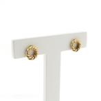Tricolor gouden oorstekers | Vintage (oorbellen) (oorbellen), Sieraden, Tassen en Uiterlijk, Oorbellen, Ophalen of Verzenden, Gebruikt