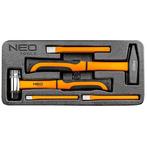 Neo-Tools Inleglade Hamer en Koudbeitelset (5-delig), Doe-het-zelf en Verbouw, Gereedschap | Handgereedschap, Nieuw, Verzenden
