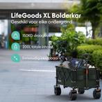 2dekans | LifeGoods Bolderkar - XL - Opvouwbaar - 200L -, Ophalen of Verzenden, Zo goed als nieuw