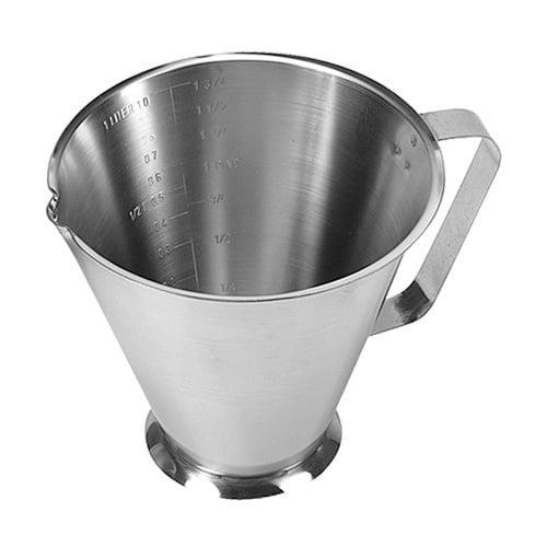 Maatbeker | RVS | Maatverdeling | 1L EMGA, Zakelijke goederen, Horeca | Keukenapparatuur, Nieuw in verpakking, Verzenden