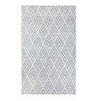 Vloerkleed - triangle - 160x230 cm - wit met grijs, Huis en Inrichting, Stoffering | Vloerbedekking, Nieuw, Verzenden