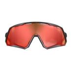 2dekans | Sinner Pace zonnebril - Mat zwart - Fiets lens, Ophalen of Verzenden, Zo goed als nieuw, SINNER