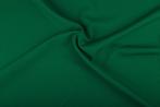 Texture stof groen - 25m bi-stretch op rol, Verzenden, Nieuw
