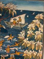 Traditionele Balinese Ubud-schilderkunst - Linnen -
