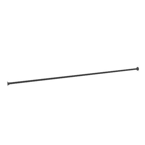 Steigerbuis Gordijnroede Salta| Zwart 26.9 mm | Wand | DIY |, Huis en Inrichting, Stoffering | Gordijnen en Lamellen, Ophalen of Verzenden