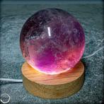 Natuurlijk chevron - Amethist Bol- 698.24 g, Nieuw
