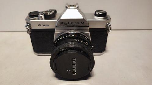 Asahi, Tamron, Pentax, Starblitz K1000 + smc-M 2/50mm +, Audio, Tv en Foto, Fotocamera's Analoog