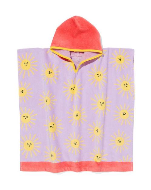 HEMA Kinder strandponcho 60x60 zon 10=40% / 6=25% / 4=20%, Huis en Inrichting, Badkamer | Badtextiel en Accessoires, Nieuw, Verzenden