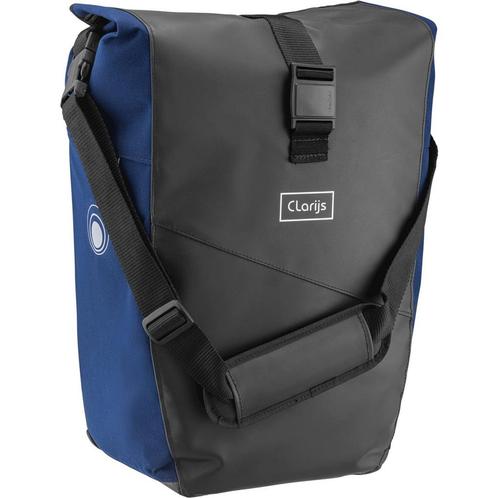 Clarijs Enkele Fietstas Solobag 24L zwart-blauw, Fietsen en Brommers, Fietsaccessoires | Fietstassen, Nieuw, Verzenden