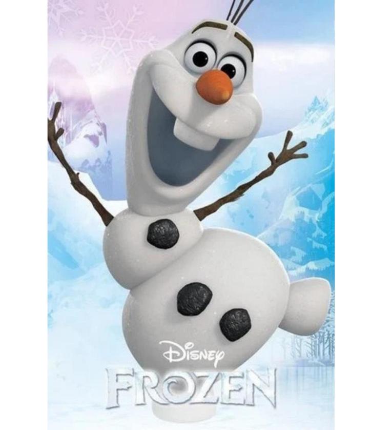 Frozen Olaf maxi poster vrolijke sneeuwman voor kinderkam..., Kinderen en Baby's, Kinderkamer | Inrichting en Decoratie, Nieuw
