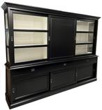Buffetkast zwart Deurne 300cm dichte middendeur, Huis en Inrichting, Ophalen of Verzenden, Nieuw