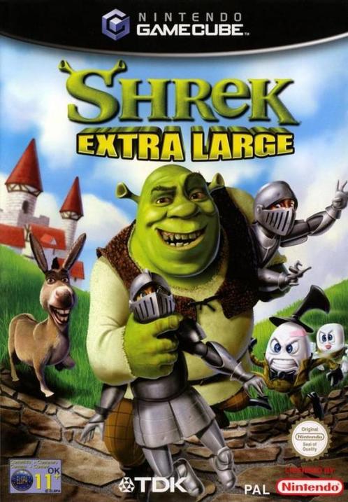 Shrek Extra Large (GameCube), Spelcomputers en Games, Games | Nintendo GameCube, Gebruikt, Vanaf 7 jaar, Verzenden