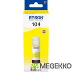 Epson 104 EcoTank 65ml Geel schrijf- en tekeninkt, Verzenden, Nieuw, Epson