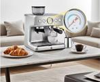 RVS Espresso Machine 20 Bar met Bonenmaler en Melkopschuimer, Verzenden, Nieuw