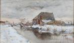 Willem Hendrik van der Nat (1864–1929) - Winterse sloot