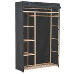 vidaXL Kledingkast 110x40x170 cm stof grijs, Huis en Inrichting, Verzenden, Nieuw