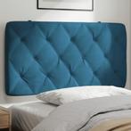 vidaXL Hoofdbordkussen 100 cm fluweel blauw, Huis en Inrichting, Verzenden, Nieuw, Blauw, Stof