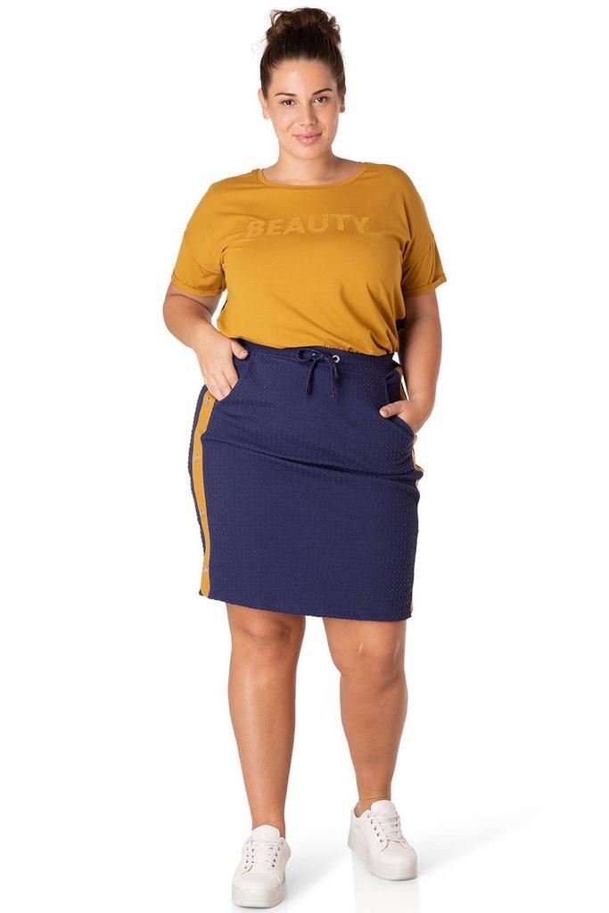 Rok Yesta uni zijbies 63CM Maat:, Kleding | Dames, Rokken, Overige kleuren, Nieuw, Verzenden