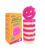 Scrub Mommy sponzen roze voordeelverpakking - 6 pack, Huis en Inrichting, Schoonmaakartikelen, Verzenden