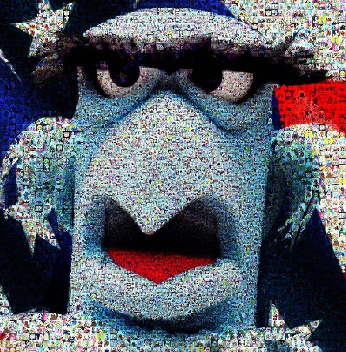 David Law (1967) - Crypto Muppets Show - Sam Eagle, Antiek en Kunst, Kunst | Designobjecten