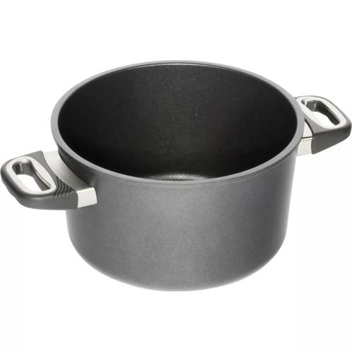 AMT Gastroguss Hoge kookpot - 24 cm - 5 liter - Geschikt..., Huis en Inrichting, Keuken | Potten en Pannen, Nieuw, Ophalen of Verzenden