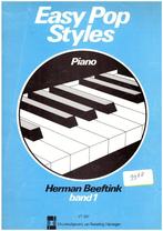 Easy Pops styles for piano - Beeftink [322], Gebruikt, Ophalen of Verzenden, Thema, Piano