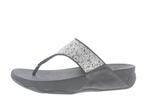 -14% FitFlop  FitFlop Lulu glitter splash wide fit  maat 41, Kleding | Dames, Schoenen, Slippers, Verzenden, Zwart, Nieuw