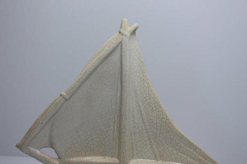 Faiencerie de Onaing - E.Declereq - Beeld, Zeilboot - 32 cm, Antiek en Kunst, Kunst | Designobjecten