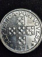 Portugal. 4 moedas 10 centavos aluminio 1974. Eixo vertical, Postzegels en Munten, Munten | Europa | Niet-Euromunten