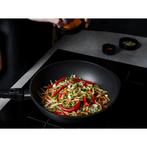 AMT Gastroguss Grote aluminium wok – inductie geschikt –, Huis en Inrichting, Keuken | Potten en Pannen, Ophalen of Verzenden