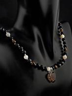 Barnsteen - Necklace with Baltic Amber Heart – White Accent