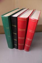 Wereld - 4 lege stockboeken, Gestempeld