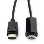 DisplayPort naar HDMI kabel | Nedis | 2 meter (Full HD), Audio, Tv en Foto, Audiokabels en Televisiekabels, Verzenden, Nieuw