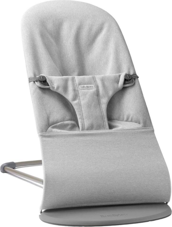 BabyBjörn Wipstoeltje Bliss Geweven Mélange Lichtgrijs, Kinderen en Baby's, Wipstoeltjes, Verzenden
