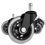 Malatec Transparante Bureaustoelwieltjes 11mm/75mm - Zwen..., Ophalen of Verzenden, Nieuw in verpakking