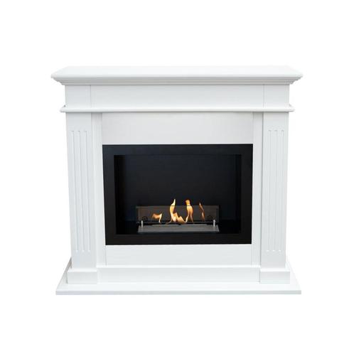 Xaralyn  Elda bio-ethanol haard Wit RAL9010, Huis en Inrichting, Haarden, Elektrische haard, Nieuw, Verzenden