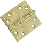 Starx scharnier met losse pen  - vermessingd - 89 X 89 - 3, Verzenden, Nieuw