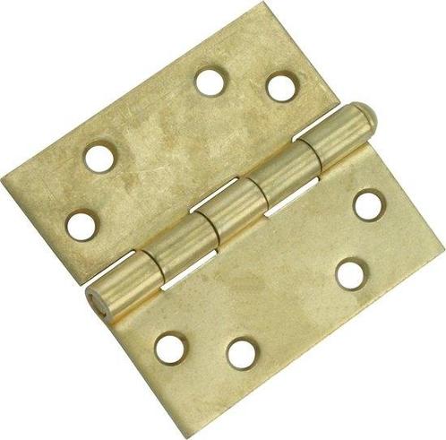 Starx scharnier met losse pen  - vermessingd - 89 X 89 - 3, Doe-het-zelf en Verbouw, Hang- en Sluitwerk, Verzenden