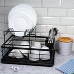 Kinghoff KH-1716 luxe afdruiprek met bestekkorf en lekbak 43, Ophalen of Verzenden