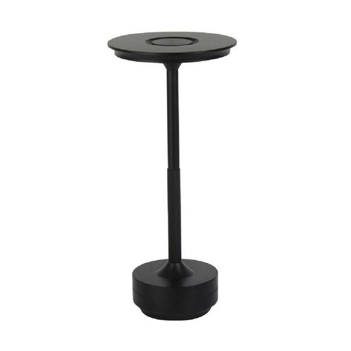 Tafellamp oplaadbaar | Terraslamp | zwart | 2,5W | Camelia, Huis en Inrichting, Lampen | Tafellampen, Nieuw, Metaal, Ophalen of Verzenden