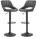 TRUUSK Set van 2 Draaibare Barstoelen - Hoogte Verstelbaar -, Huis en Inrichting, Kasten | Wandmeubels, Verzenden, Nieuw