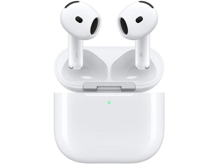 Apple AirPods 4 - Draadloze oordopjes - USB-C - Wit, Audio, Tv en Foto, Televisies, Zo goed als nieuw, Verzenden