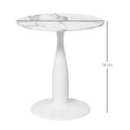 Ronde Eettafel, Gepoedercoat Staal, MDF Met Melamine, Antisl, Huis en Inrichting, Verzenden, Nieuw