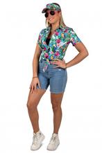 Hawaii Blouse Met Zonneklep Papegaaien Blauw, Kleding | Heren, Nieuw, Ophalen of Verzenden