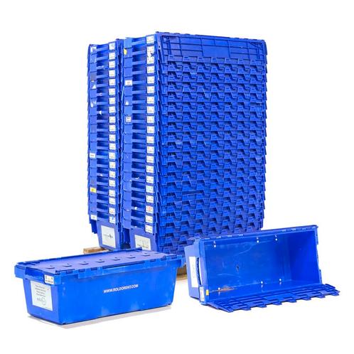 Gebruikte distributiebakken palletaanbieding voorzien van, Doe-het-zelf en Verbouw, Kratten en Dozen, Gebruikt, Ophalen of Verzenden