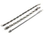 925 Zilver - 3 Armbanden - India - 57,80 gr. - Armband