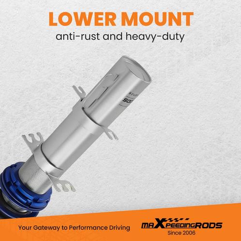 Adjustable Coilovers Absorber Springs Compatible for VW N..., Auto-onderdelen, Ophanging en Onderstel, Nieuw, Volkswagen, Verzenden