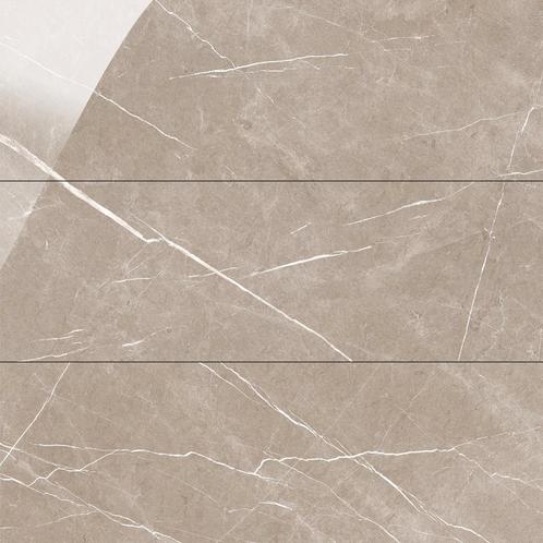 Wandtegel eternity taupe glans 33.3x100 gerectificeerd, Doe-het-zelf en Verbouw, Tegels, Wandtegels, Nieuw, 10 m² of meer, Keramiek