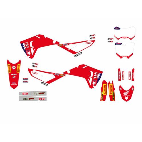 Blackbird Stickerset Replica HRC Factory Honda CRF 250R/45, Motoren, Onderdelen | Overige, Nieuw, Verzenden