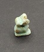 Oud-Egyptisch Faience Kat Amulet - 13 mm (Zonder